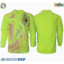 Maglie da calcio Belgio Portiere Seconda Maglia Europei 2024 Manica Lunga